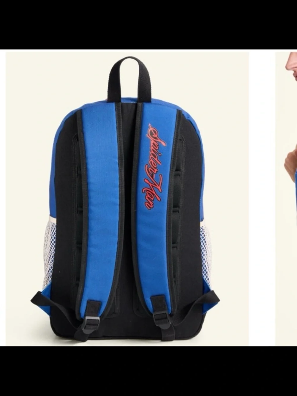 NBA Blue and Red Spider-Man Kids Backpack